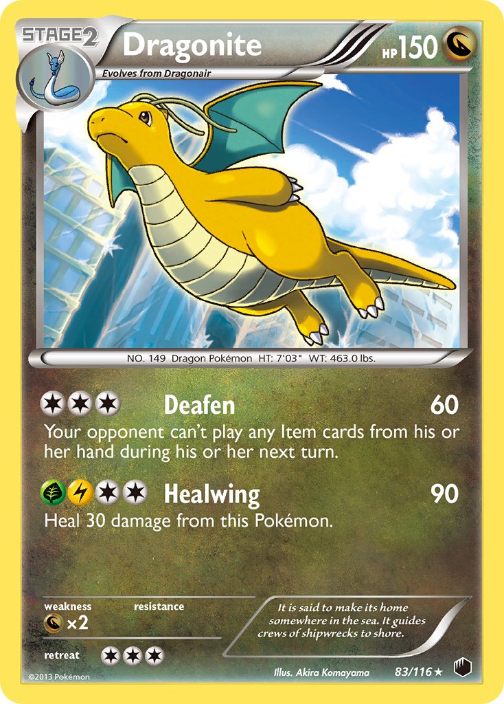 Dragonite (83/116) (Cosmos Holo) (Blister Exclusive) [Black & White: Plasma Freeze] | Play N Trade Winnipeg