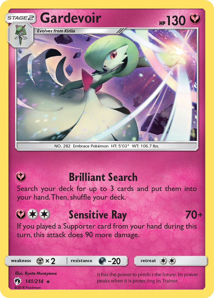 Gardevoir (141/214) [Sun & Moon: Lost Thunder] | Play N Trade Winnipeg