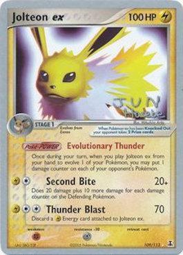 Jolteon ex (109/113) (Flyvees - Jun Hasebe) [World Championships 2007] | Play N Trade Winnipeg