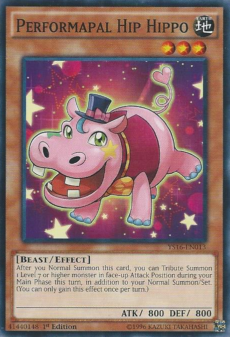 Performapal Hip HIppo [YS16-EN013] Common | Play N Trade Winnipeg