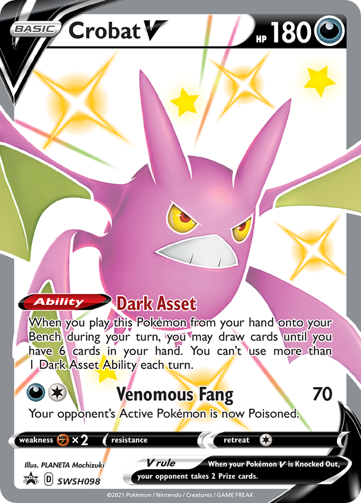 Crobat V (SWSH098) [Sword & Shield: Black Star Promos] | Play N Trade Winnipeg