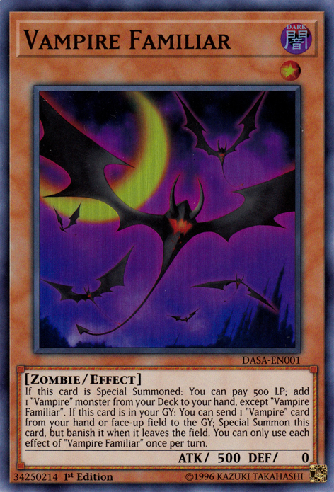 Vampire Familiar [DASA-EN001] Super Rare | Play N Trade Winnipeg