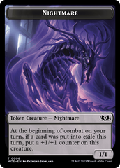 Nightmare // Food (0013) Double-Sided Token [Wilds of Eldraine Tokens] | Play N Trade Winnipeg