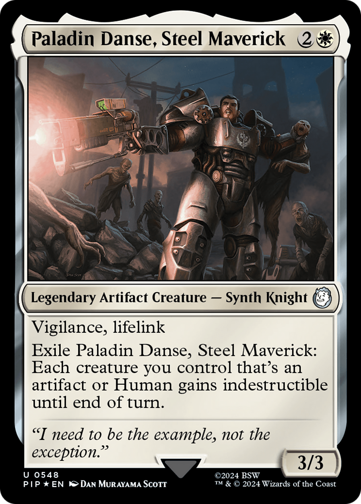 Paladin Danse, Steel Maverick (Surge Foil) [Fallout] | Play N Trade Winnipeg