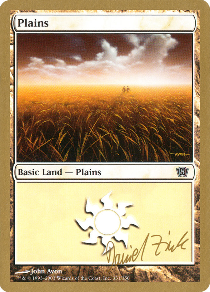 Plains (dz331) (Daniel Zink) [World Championship Decks 2003] | Play N Trade Winnipeg