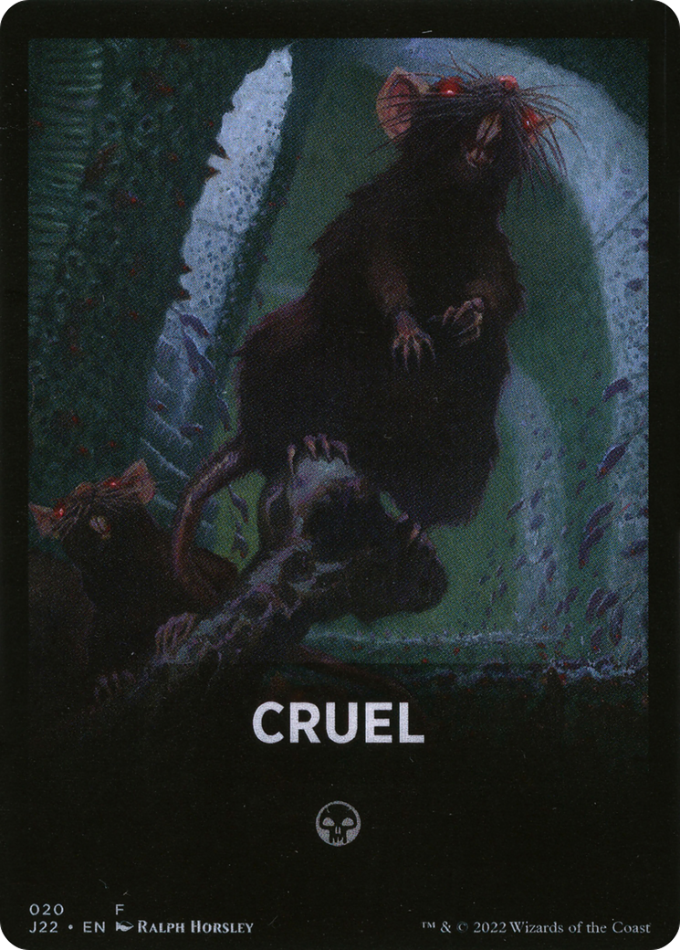 Cruel Theme Card [Jumpstart 2022 Front Cards] | Play N Trade Winnipeg