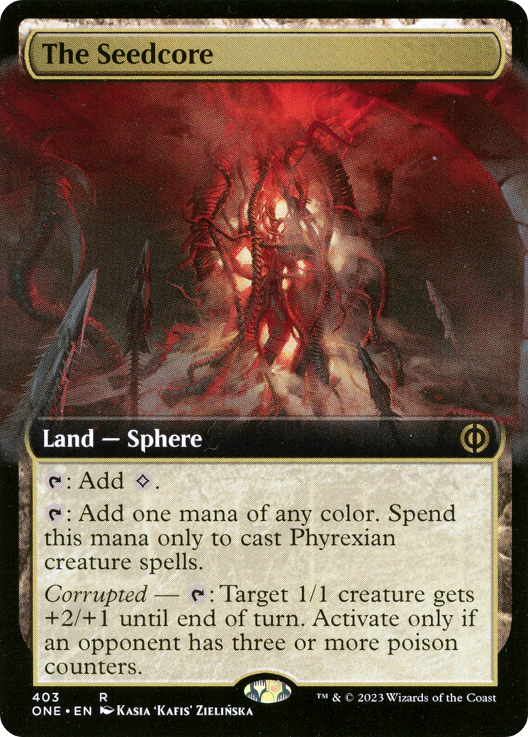 The Seedcore (Extended Art) [Phyrexia: All Will Be One] | Play N Trade Winnipeg