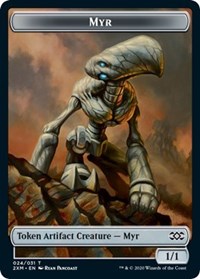 Myr (024) // Thopter (026) Double-sided Token [Double Masters Tokens] | Play N Trade Winnipeg