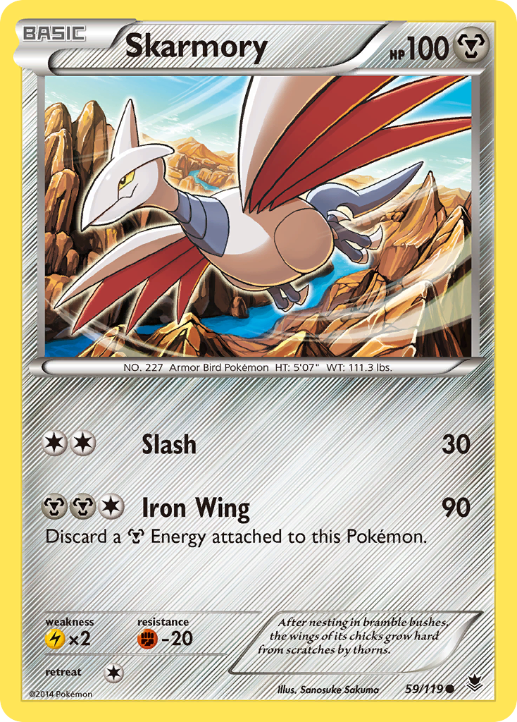 Skarmory (59/119) [XY: Phantom Forces] | Play N Trade Winnipeg