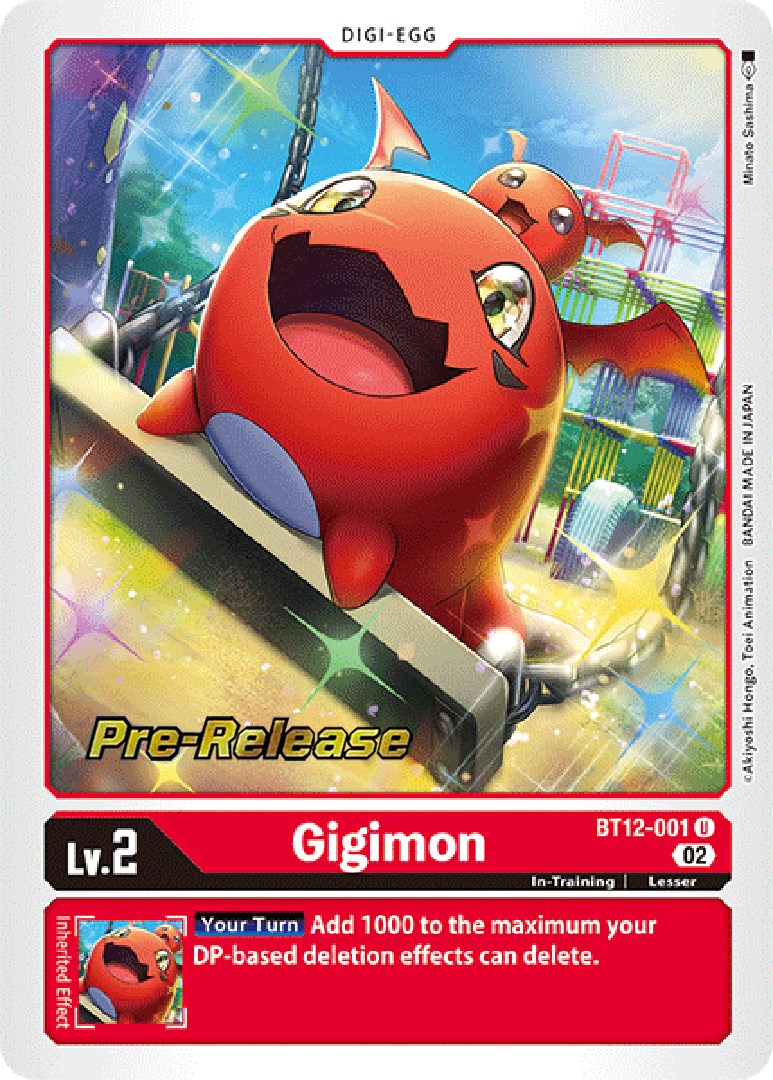 Gigimon [BT12-001] [Across Time Pre-Release Cards] | Play N Trade Winnipeg