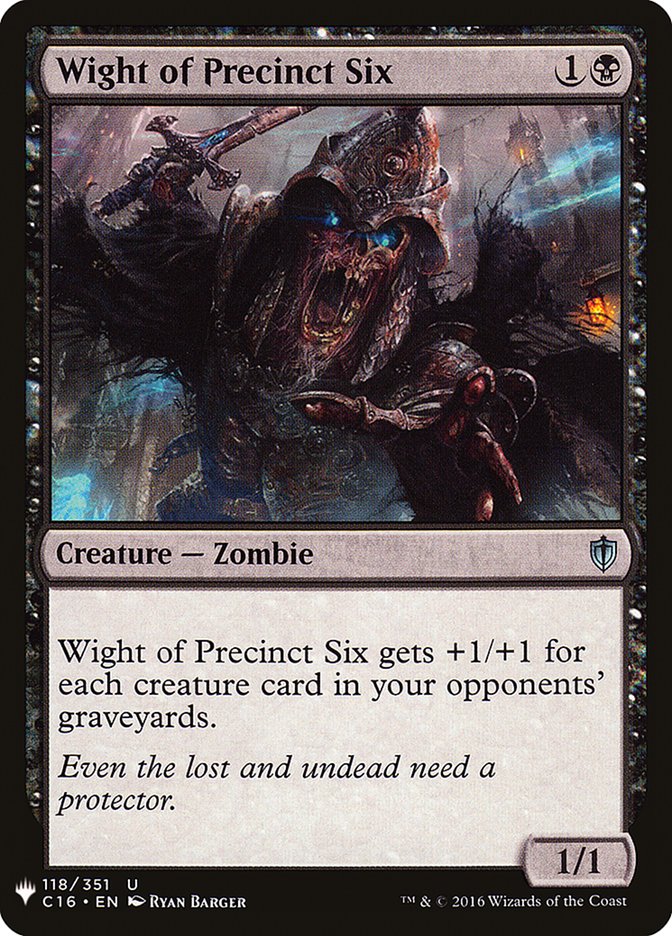 Wight of Precinct Six [Mystery Booster] | Play N Trade Winnipeg