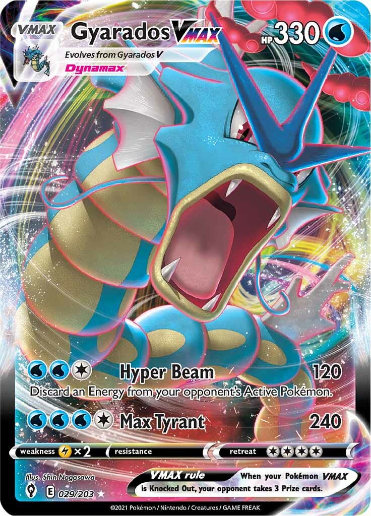 Gyarados VMAX (029/203) [Sword & Shield: Evolving Skies] | Play N Trade Winnipeg