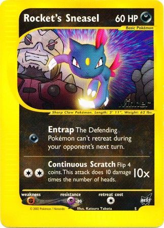 Rocket's Sneasel (5) (Winner) [Best of Promos] | Play N Trade Winnipeg