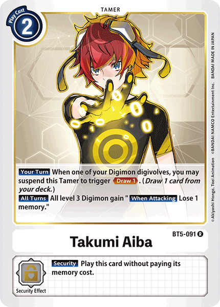 Takumi Aiba [BT5-091] [Battle of Omni] | Play N Trade Winnipeg