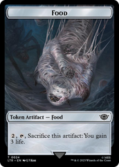 Ballistic Boulder // Food (0024) Double-Sided Token (Surge Foil) [The Lord of the Rings: Tales of Middle-Earth Tokens] | Play N Trade Winnipeg