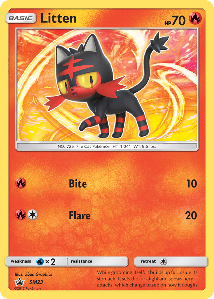 Litten (SM23) [Sun & Moon: Black Star Promos] | Play N Trade Winnipeg