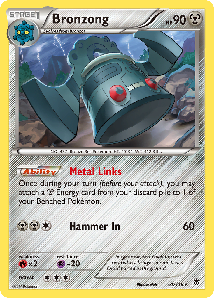 Bronzong (61/119) [XY: Phantom Forces] | Play N Trade Winnipeg