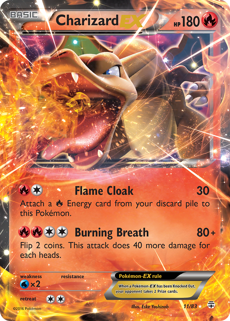 Charizard EX (11/83) [XY: Generations] | Play N Trade Winnipeg