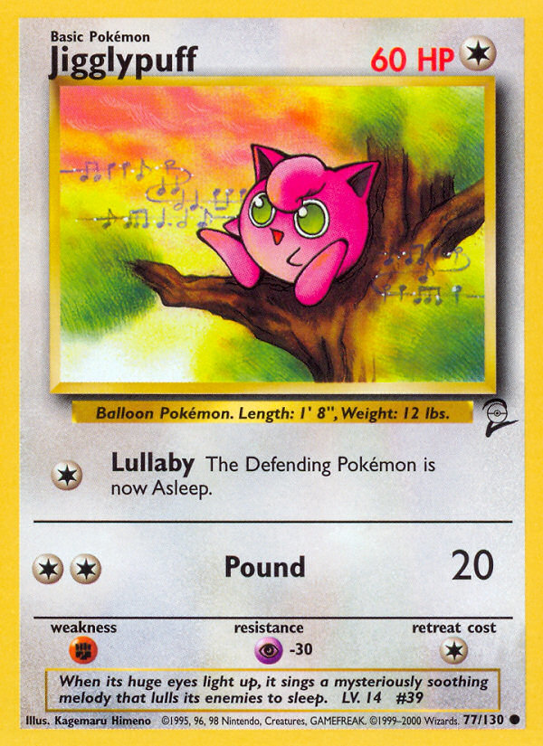 Jigglypuff (77/130) [Base Set 2] | Play N Trade Winnipeg