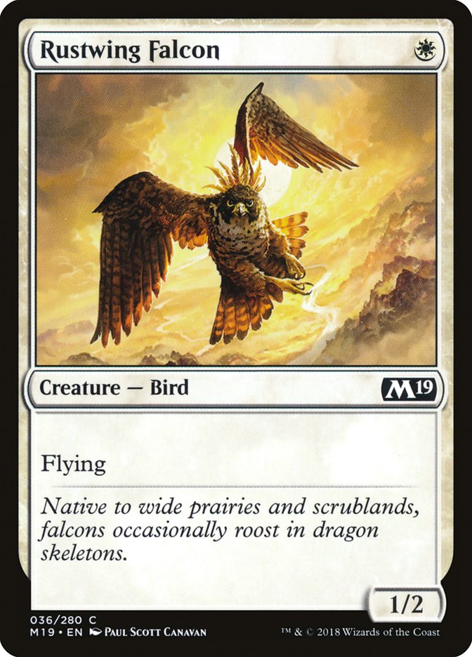 Rustwing Falcon [Core Set 2019] | Play N Trade Winnipeg