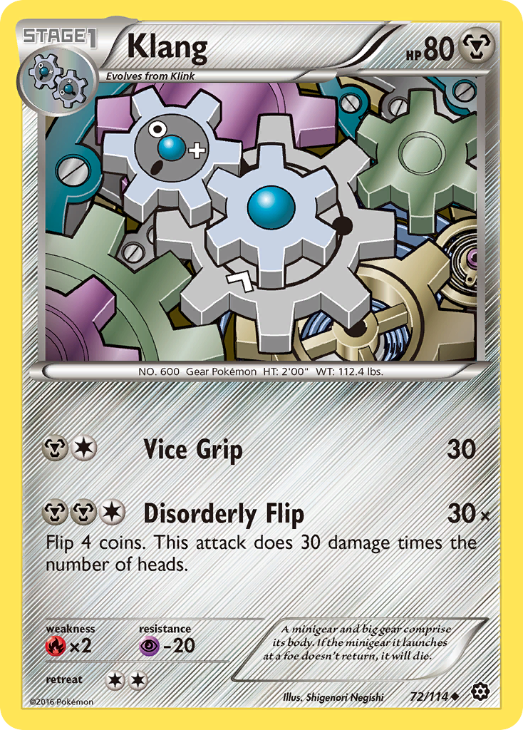 Klang (72/114) [XY: Steam Siege] | Play N Trade Winnipeg