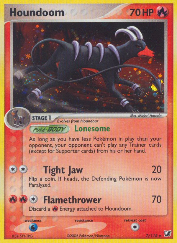 Houndoom (7/115) [EX: Unseen Forces] | Play N Trade Winnipeg