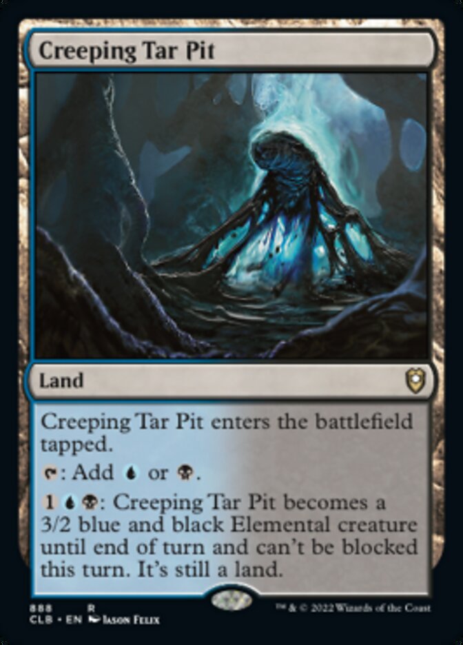 Creeping Tar Pit [Commander Legends: Battle for Baldur's Gate] | Play N Trade Winnipeg