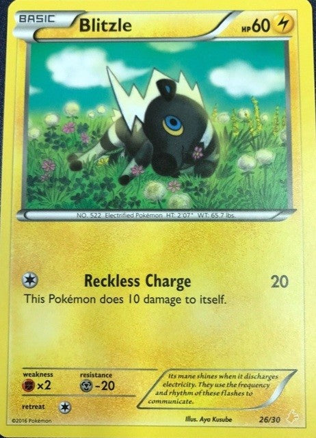 Blitzle (26/30) [XY: Trainer Kit 3 - Pikachu Libre] | Play N Trade Winnipeg