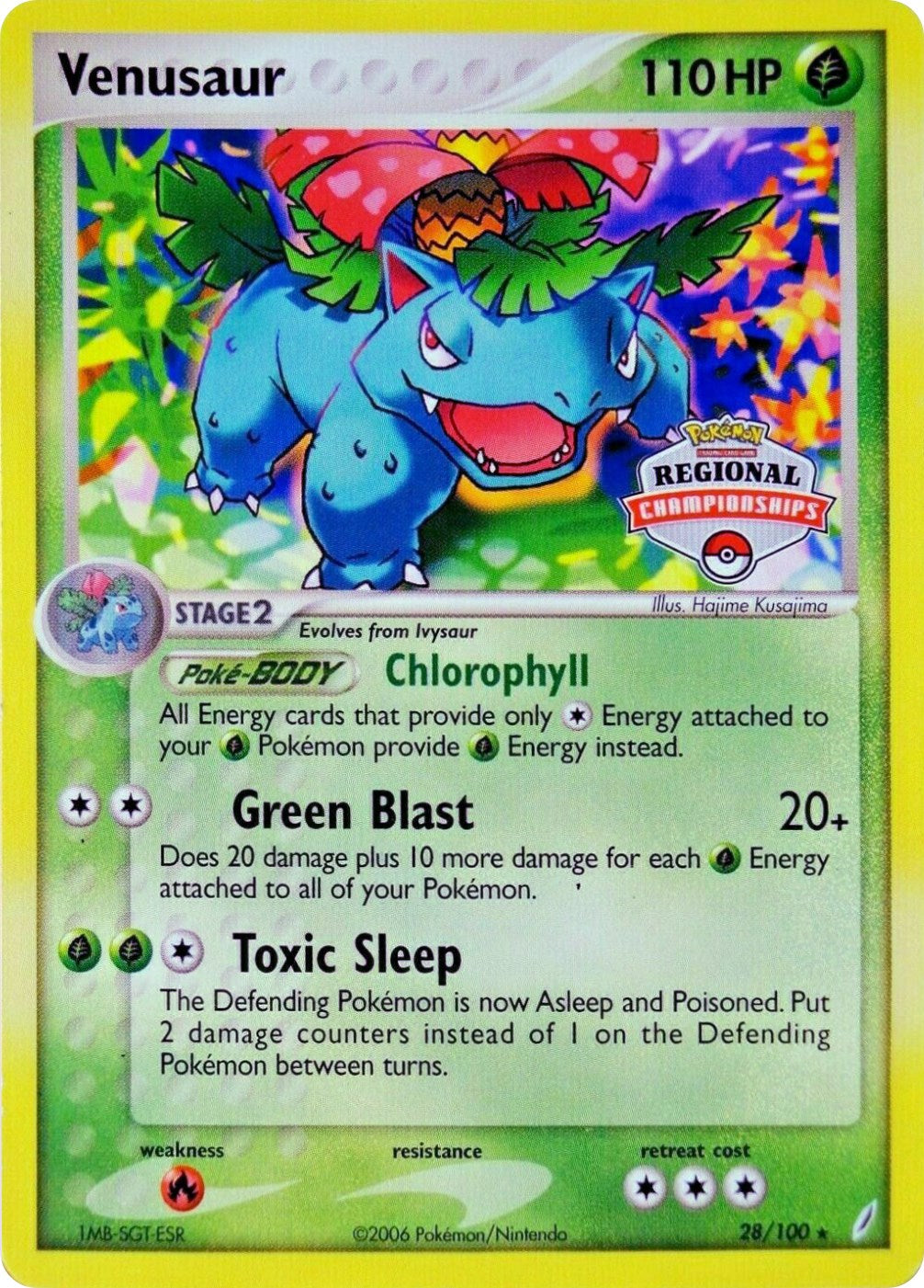 Venusaur (28/100) (Regional Championship Promo) [EX: Crystal Guardians] | Play N Trade Winnipeg