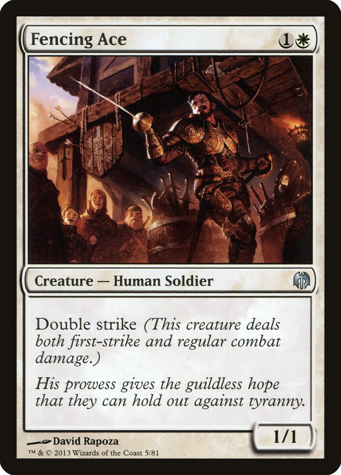 Fencing Ace [Duel Decks: Heroes vs. Monsters] | Play N Trade Winnipeg