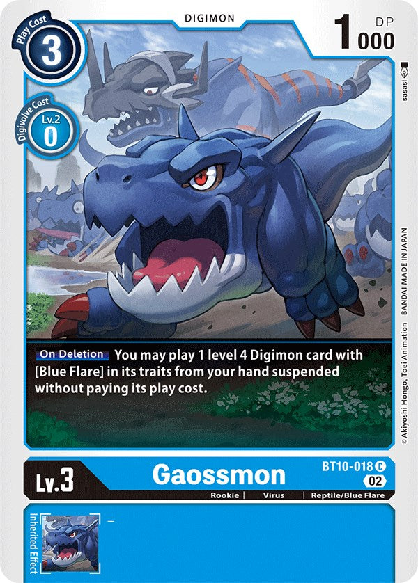 Gaossmon [BT10-018] [Xros Encounter] | Play N Trade Winnipeg