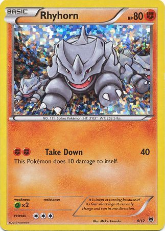 Rhyhorn (8/12) [McDonald's Promos: 2015 Collection] | Play N Trade Winnipeg