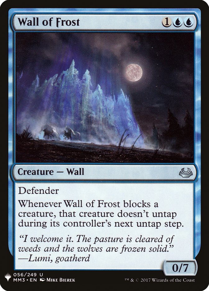 Wall of Frost [Mystery Booster] | Play N Trade Winnipeg