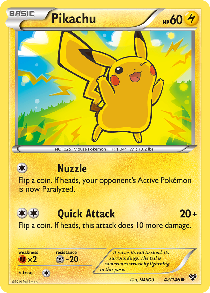 Pikachu (42/146) [XY: Base Set] | Play N Trade Winnipeg