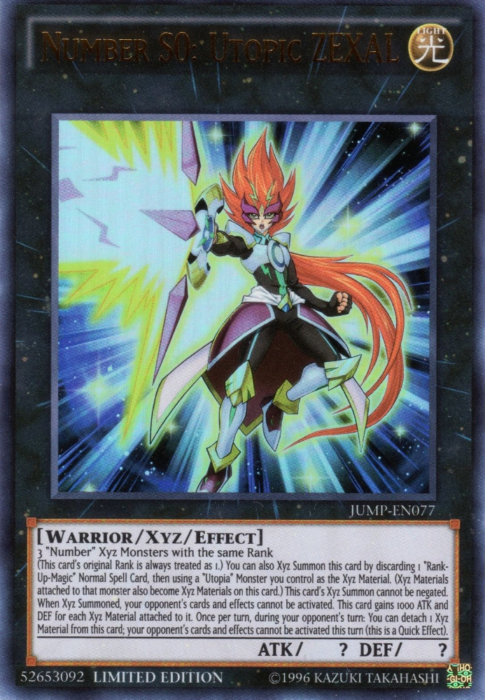 Number S0: Utopic ZEXAL [JUMP-EN077] Ultra Rare | Play N Trade Winnipeg