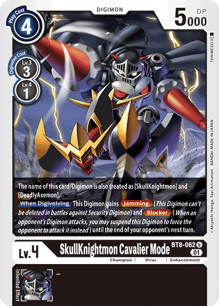 SkullKnightmon: Cavalier Mode [BT8-062] [New Awakening] | Play N Trade Winnipeg