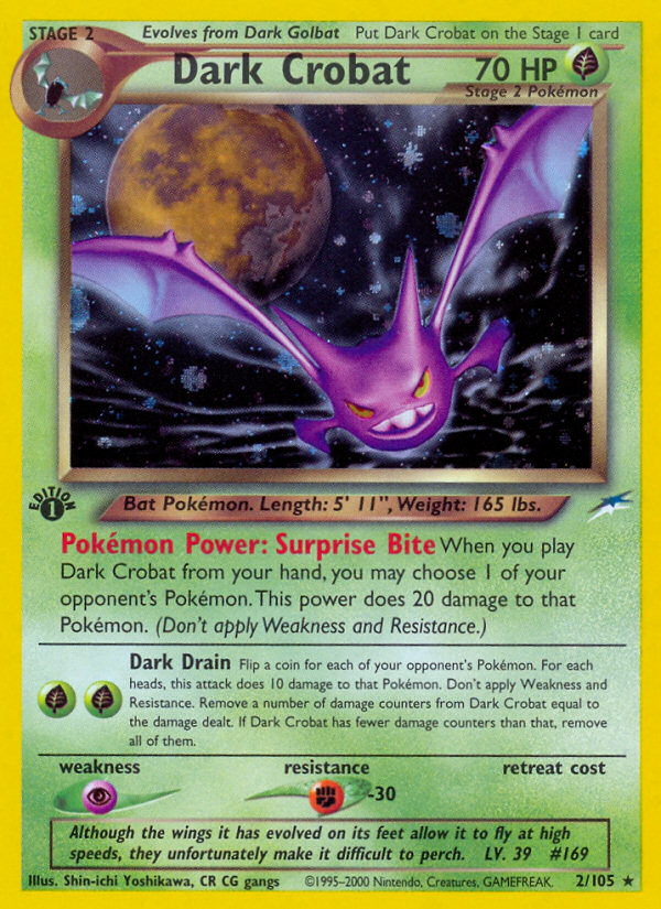 Dark Crobat (2/105) [Neo Destiny 1st Edition] | Play N Trade Winnipeg