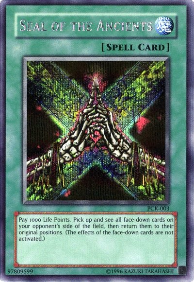 Seal of the Ancients (Power of Chaos: Kaiba the Revenge) [PCK-003] Secret Rare | Play N Trade Winnipeg