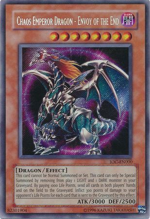 Chaos Emperor Dragon - Envoy of the End [IOC-EN000] Secret Rare | Play N Trade Winnipeg