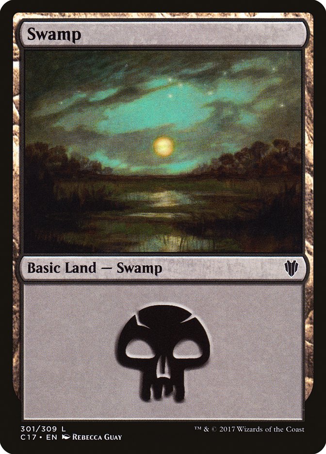 Swamp (301) [Commander 2017] | Play N Trade Winnipeg