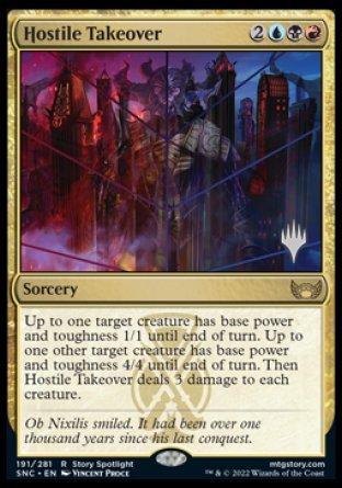 Hostile Takeover (Promo Pack) [Streets of New Capenna Promos] | Play N Trade Winnipeg