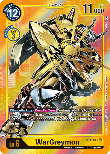 WarGreymon [BT4-048] (Alternate Art) [Great Legend] | Play N Trade Winnipeg