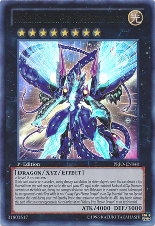 Number 62: Galaxy-Eyes Prime Photon Dragon [PRIO-EN040] Ultra Rare | Play N Trade Winnipeg