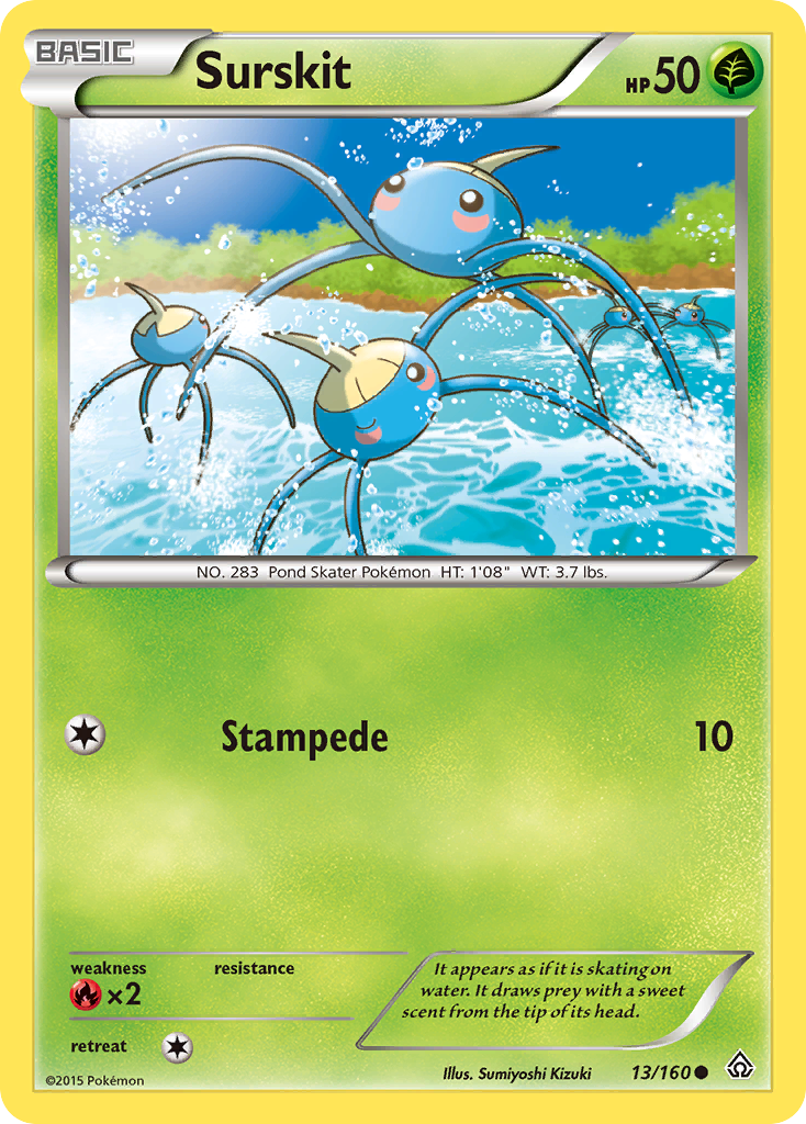 Surskit (13/160) [XY: Primal Clash] | Play N Trade Winnipeg