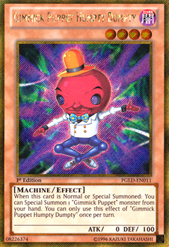 Gimmick Puppet Humpty Dumpty [PGLD-EN011] Gold Secret Rare | Play N Trade Winnipeg