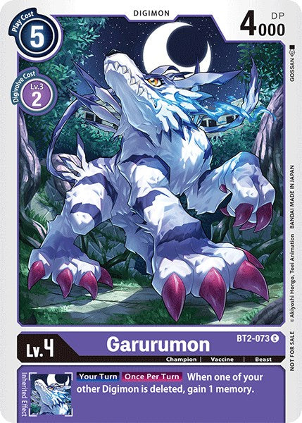 Garurumon [BT2-073] (Official Tournament Pack Vol.3) [Release Special Booster Promos] | Play N Trade Winnipeg