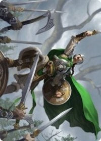 Maja, Bretagard Protector Art Card [Kaldheim: Art Series] | Play N Trade Winnipeg