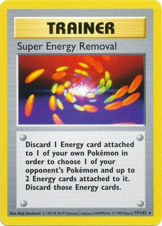 Super Energy Removal (79/102) [Base Set Shadowless Unlimited] | Play N Trade Winnipeg