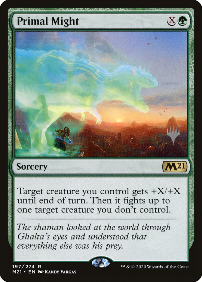 Primal Might (Promo Pack) [Core Set 2021 Promos] | Play N Trade Winnipeg