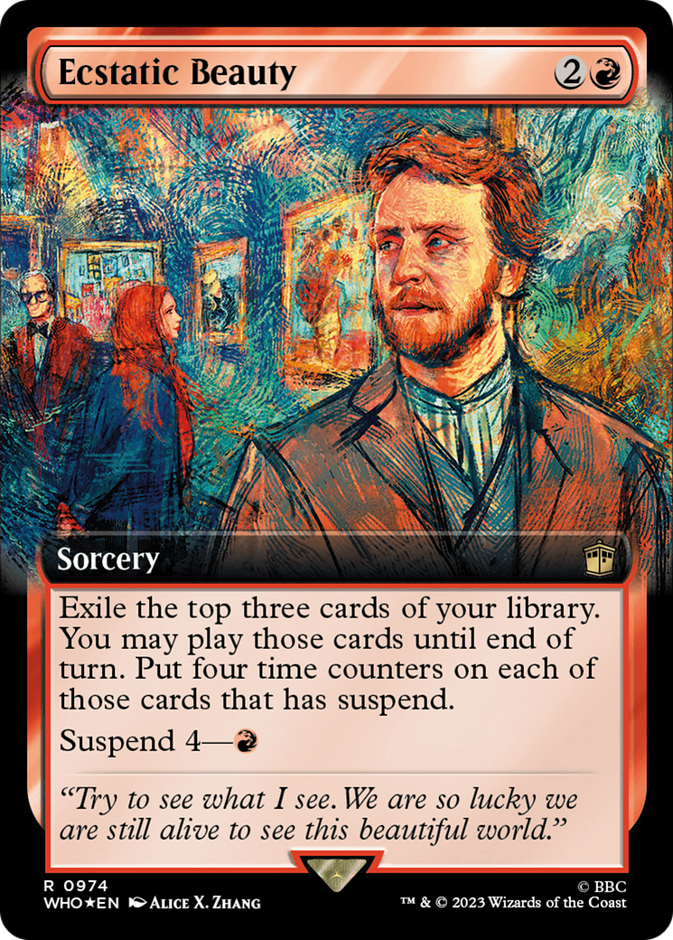 Ecstatic Beauty (Extended Art) (Surge Foil) [Doctor Who] | Play N Trade Winnipeg